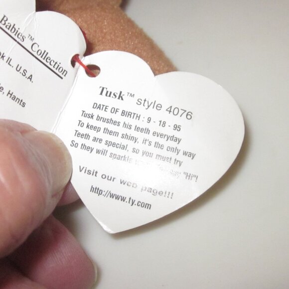 Beanie Babies Tusk Puffer Pinky Patti Bundle - Picture 2 of 5